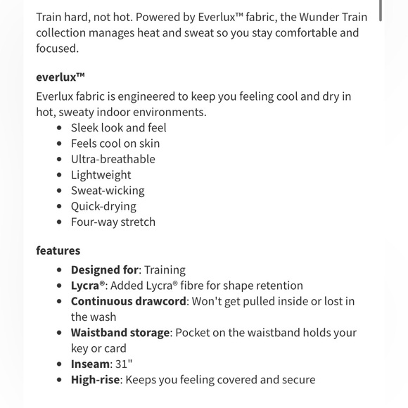 Lululemon Wunder Train High-Rise Tight 31" - Teal Lagoon - Picture 7 of 15